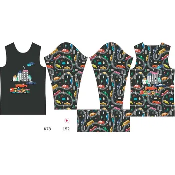 Panely na dětský termo rolák 152 barevná auta