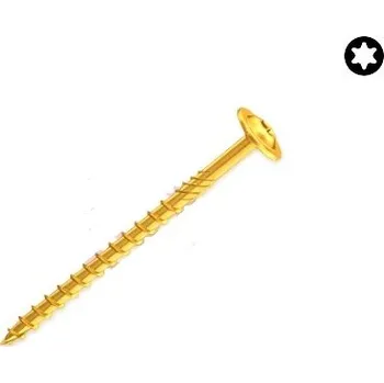 Vrut Konstrukční vrut talířová hl.TX40 ZŽ 10,0x340