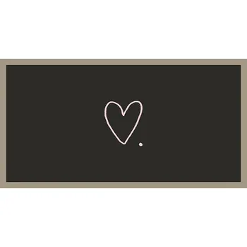 Rohožka Vnitřní čistící pratelná vstupní rohož FLOMA Love Dot - 40 x 80 x 0,8 cm