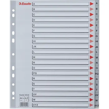 Vrták Plastové rozřazovače Esselte A4, 40 ks