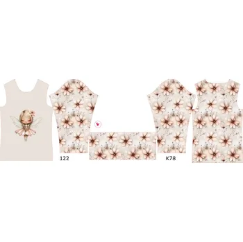 Panel na dětský termo rolák 122 květinová víla