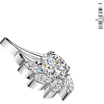 Piercing Šperky4U Náhradní ozdoba k dermálu / labretě TITAN, závit 1,2 mm - TIT1676