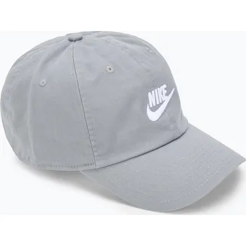 Kšiltovka Kšiltovka Nike Club Unstructured Futura Wash particle grey/white