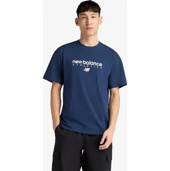 Pánská móda NEW BALANCE Linear Heritage T-Shirt L 1532458