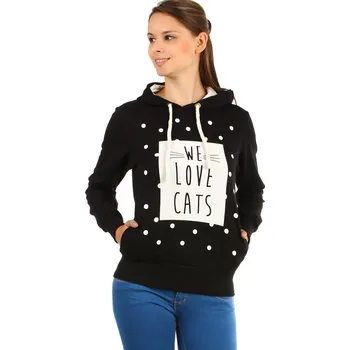 Dámská mikina TopMode Dámská mikina s kapucí a potiskem 163082