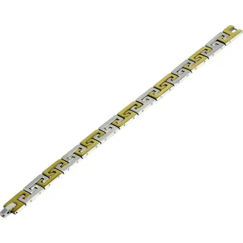 Náramek TopMode Náramek stříbrno-zlatý chirurgická ocel 702305