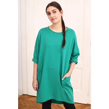 Dámské šaty TopMode Bavlněné úpletové šaty 1111349