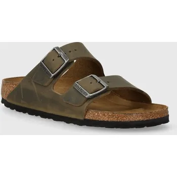 Dámské pantofle Nubukové pantofle Birkenstock Arizona 1027039 zelená 97X, EUR 39