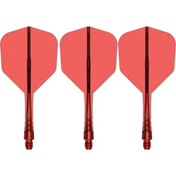 Příslušenství pro šipky Mission Letky Force 90 Vortex - Standard No6 - Midi - Red F4574