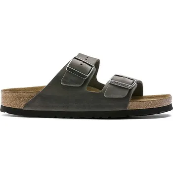 Dámská obuv Kožené pantofle Birkenstock Arizona FL SFB 1013645 šedá 90X, EUR 38