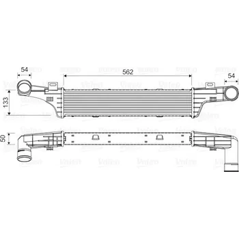 Chladič motoru Chladič turba VALEO 817905