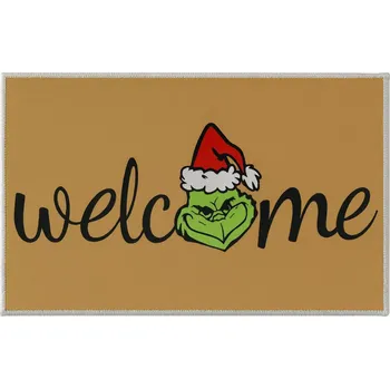 Rohožka Vánoční rohožka welcome 40 × 60 cm s motivem grinch