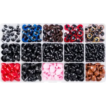 kreativní sada Sada bezpečných očí a čumáčků pro plyšáky, 752 ks