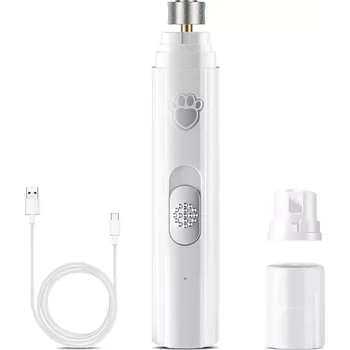 Elektrický pilník na drápky s akumulátorem a diamantovou hlavicí