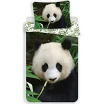 Jerry Fabrics Bavlněné povlečení 3D fototisk 140x200 + 70x90 cm - Panda 02
