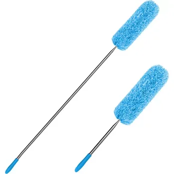 Teleskopická prachovka z mikrovlákna 35–83 cm, modrá