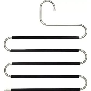 Věšák Protiskluzový věšák na kalhoty ve tvaru S, 5 úrovní