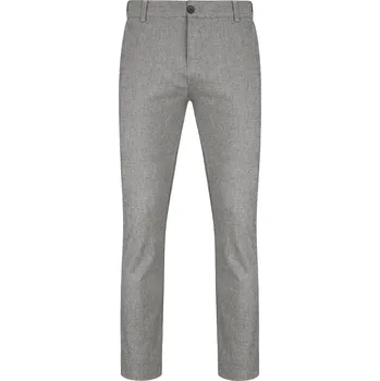 Dámské kalhoty Šedé ležérní kalhoty se strukturovaným vzorem Pako Lorente vel. L34 W38