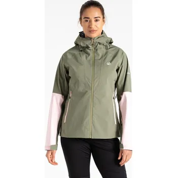 Dámská větrovka Dámská outdoorová bunda Dare2b ASSERT světle růžová/zelená 36