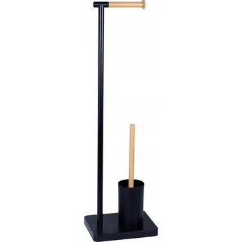UMBRA STOJAN NA TOALETNÍ PAPÍR S BAMBUSEM ČERNÝ 08168