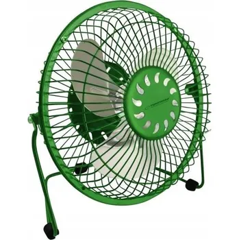 Domácí ventilátor MINI VENTILÁTOR STOLNÍ USB PŘENOSNÝ DO AUTA ČERNÝ