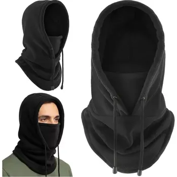 Čepice Zimní čepice s nákrčníkem TRIZAND, černá, univerzální velikost