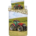 Jerry Fabrics Bavlněné povlečení 140x200 + 70x90 cm - Traktor