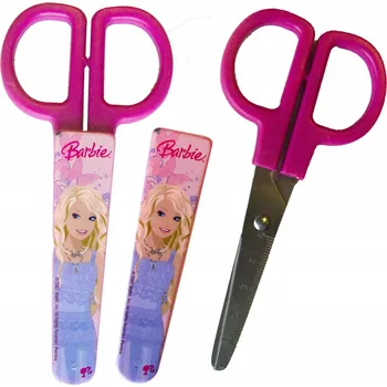 Penál Školní nůžky Barbie Pentra 13 cm