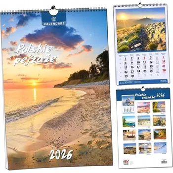 Kalendář Kalendář 2026 B3 13listý Nástěnný Polské Krajiny