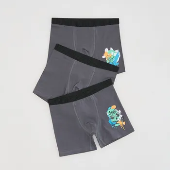 Reserved - Sada 3&nbsp;boxerek s&nbsp;vysokým podílem bavlny - indigová - 682IN-57X - 682IN-57X-U98