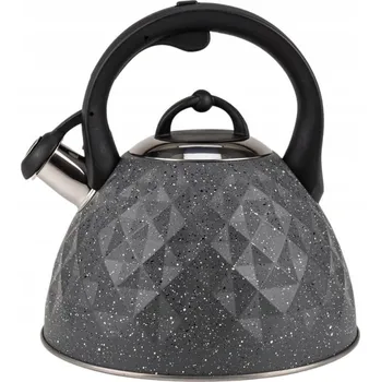 Varná konvice Tradiční ocelová Konvice Karl Hausmann 3 l černá, stříbrná, šedá