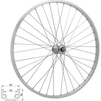 Zapletené kolo OEM zadní zapletené kolo RMX 219 24' (stříbrná)