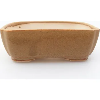 Květináč Mini bonsai miska 8,5 x 7,5 x 3 cm hnědá