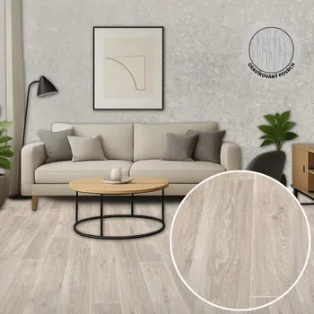 PVC podlaha Breno G-TEX Verel Blond 2452 Označení šíře role: 3 m