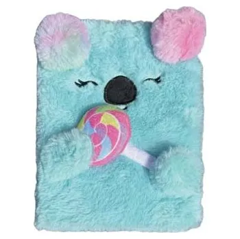 Plyšový zápisník pro děti - A5 linkovaný