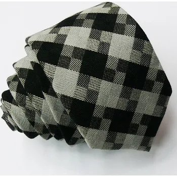 Šedá slim kravata Greg 99015, Velikost Uni