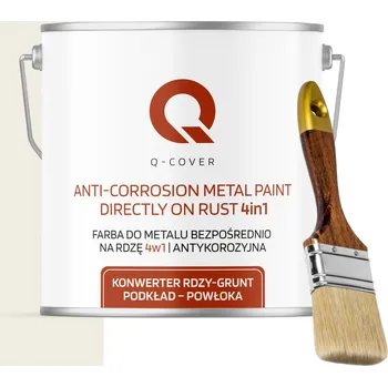 barva na kov Barva barva Q-COVER antikorozní na kov bílá RAL 9010 5 l