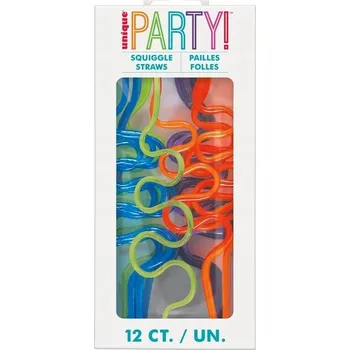 Brčka plastové Unique 12 ks