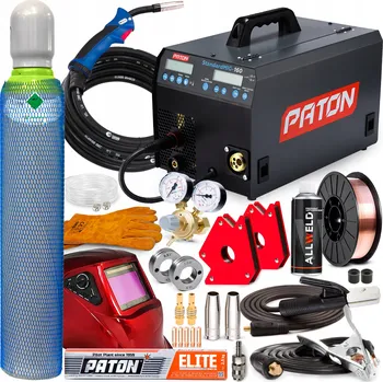 Svářečka INVERTOROVÁ SVÁŘEČKA PATON PSI 160 STANDARD MIG MAG MMA TIG 230V 160A PULS