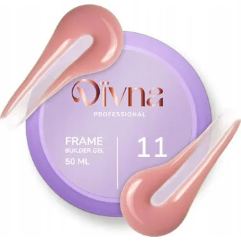 Lak na nehty DIVNA Frame Builder Gel 11 50 ml stavební gel barevný gel na nehty