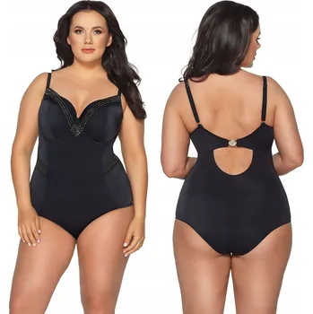 Dámské plavky Ava SKJ-58 černá Jednodílné plavky černé 75C