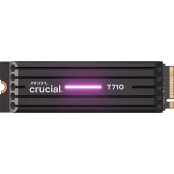 SSD disk Crucial 1TB T710 SSD s heatsink