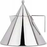 KONVICE TRADIČNÍ RETRO ALESSI IL CONICO 2L OCELOVÁ, DESIGNOVÁ