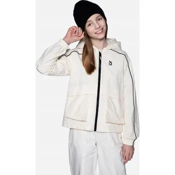 Dívčí bunda Dívčí přechodová bunda 128 Ecru Thermotex, DWR Lemon Explore WL4