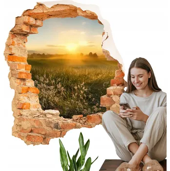 Samolepící dekorace Dekorace na zeď Samolepka Samolepící XL 111 x 130 cm Sluneční louka