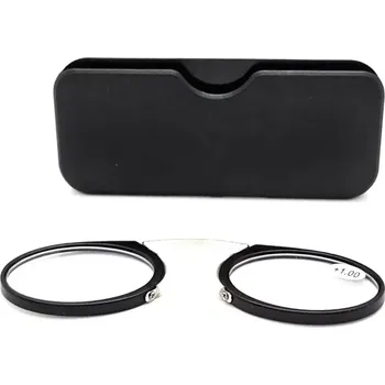 Brýle na čtení Cvikr - nosní dioptrické brýle na čtení / +2,50 v pouzdru Black