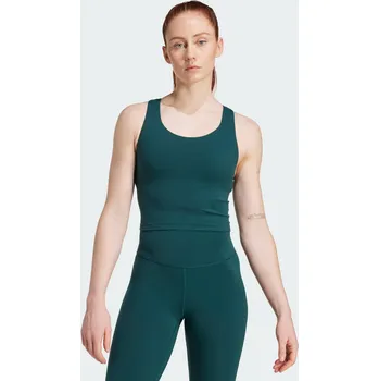 Dámské spodní prádlo ADIDAS Podprsenka adidas All Me Medium Support Tank Top L ZELENÁ