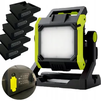 Pracovní LED Svítidlo Reflektor 35W 6500K 4000lm Nastavitelné IP65 na Stativu