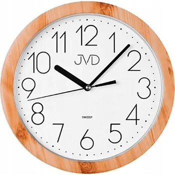 Hodiny Nástěnné hodiny JVD hnědé 25 cm