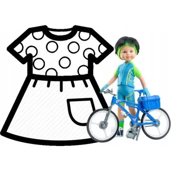 Doplněk pro panenku OBLEČENÍ PRO PANENKU PAOLA REINA 54659